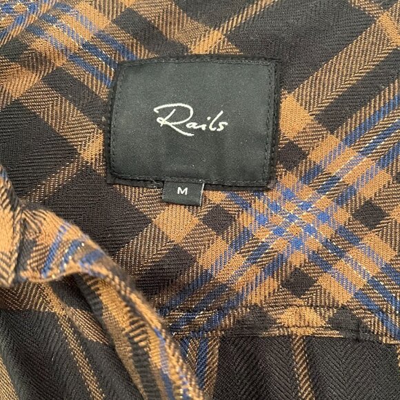 NWOT Rails Hunter Metallic Button-Up (Size M) - Picture 6 of 6